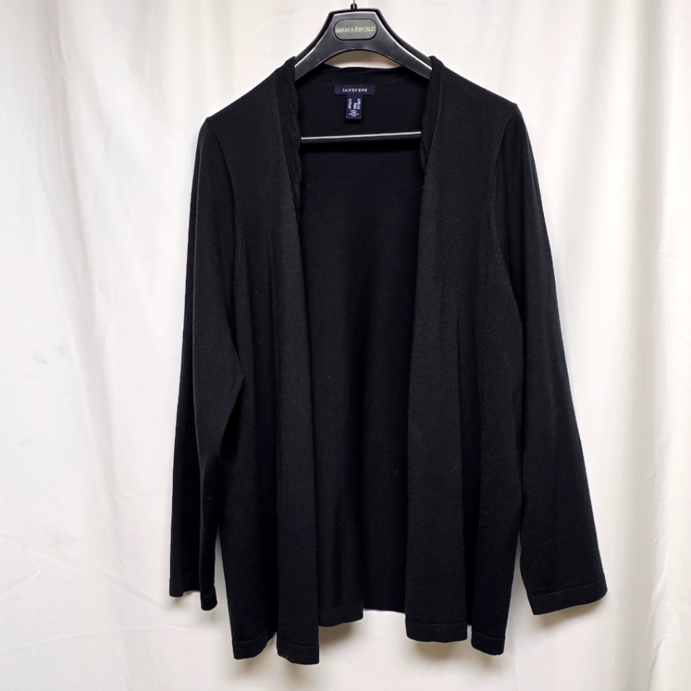 Lands End open cardigan 2X